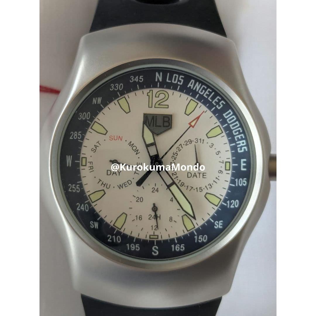 [Battery replaced] Citizen MLB Official Dodgers Watch Vintage with attache case