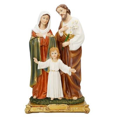Svatá rodina Ježíš Marie Josef Náboženská figurka Dekorace Katolická Křesťanská Soška Figurka Pryskyřičné řemesla Dárky