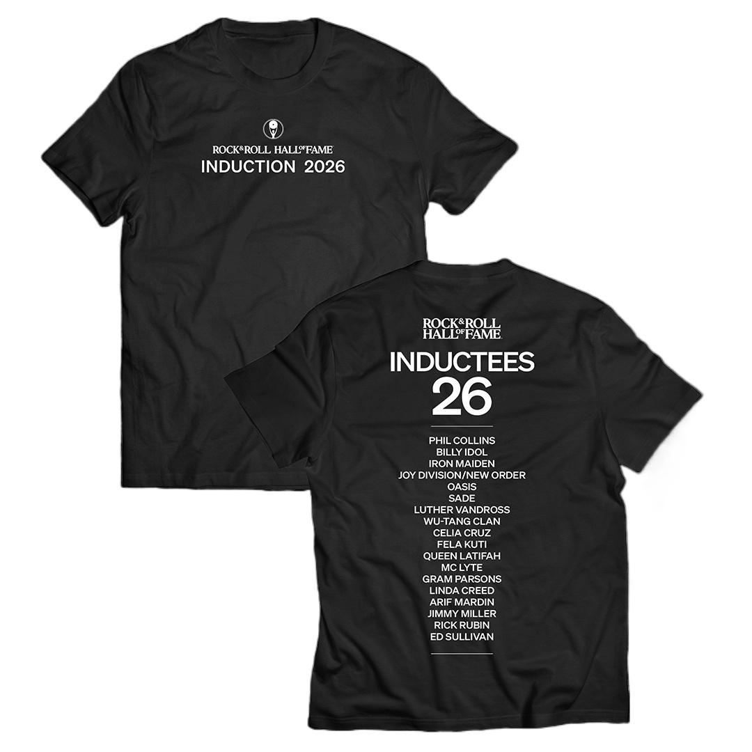 

Rock Roll Hall of Fame Shortlist Graphic Unisex Cotton Shirt Summer Fashion New Unisexs Yk Vintage Hiphop Tshirt S