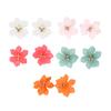 Flower Earrings Elegant Studs Earrings Modern Flower Ear Studs Resin Texture Ear Jewelry Suitable for Stylish Outfits