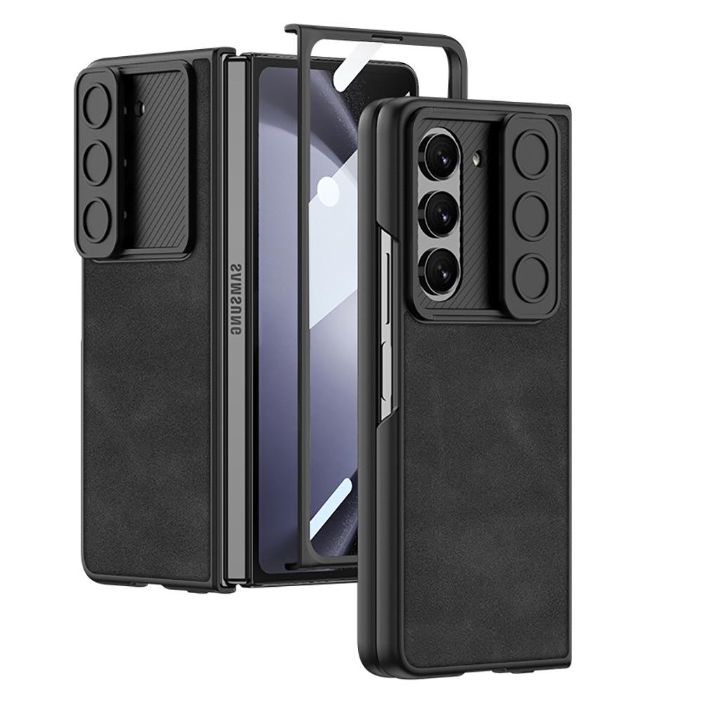 Objektiv Posuvné Posuvné okénko Skládací pouzdro na telefon Vhodné pro Samsung Galaxy Z Fold 5 PC Hard Case Ochranný kryt proti pádu