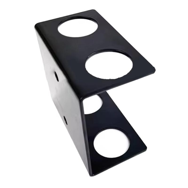 Double Vertical Barbell Holder Hangings Barbell Rack Wall Mounted Barbell Storage Rack Weight Bar Holder Enduring
