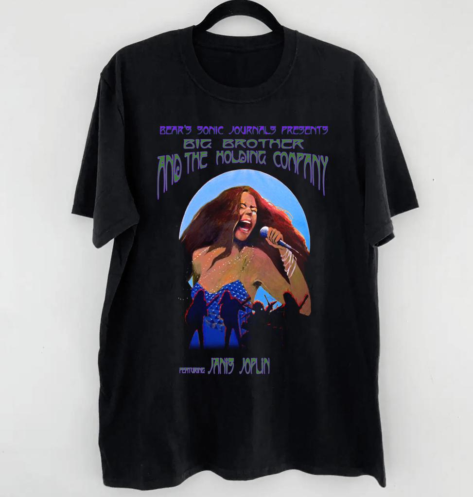 Janis Big Brother the Holding Co Live Tour Shirt Black Unisex S-5XL EM0910