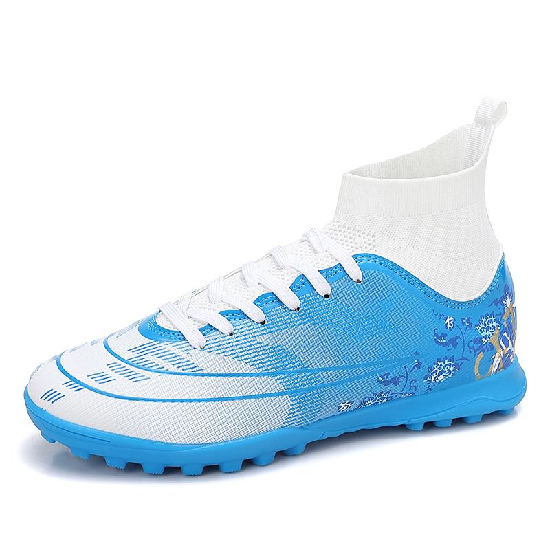 New Men Soccer Shoes for Professional Unisex Futsal High-Football Boots for Quality Match Ultralight Hot Sale Gentle Cleats TF/FG Trainers