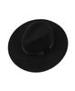 Yunibeosyeolkemiseuteuli Black Metal Line Wool Fedora Bk Line Fedora