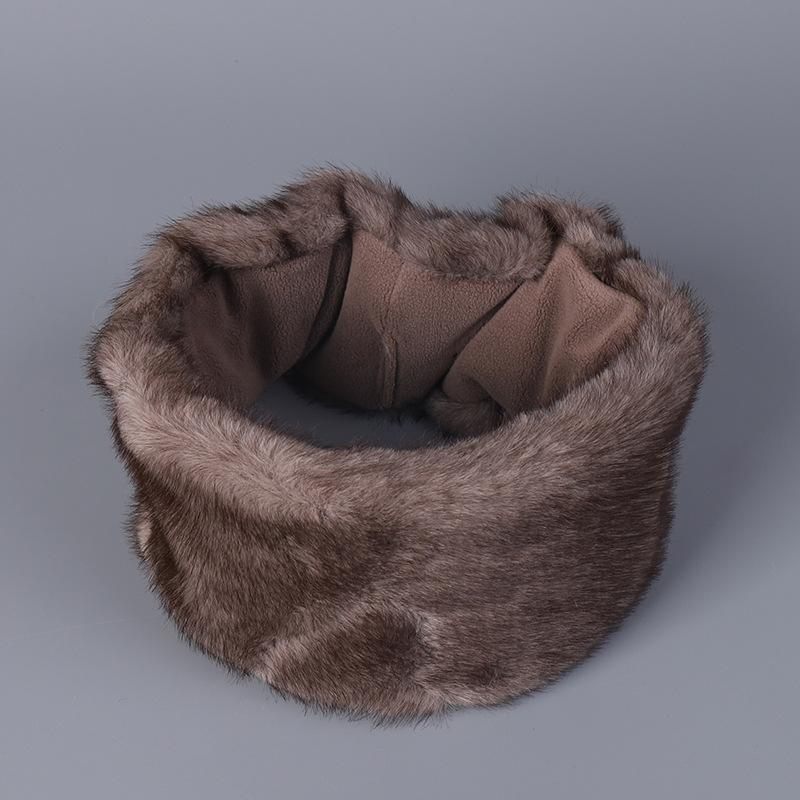 

Plush Fuax Fur Elastic Headband Women s Winter Bag Ear Protectors Head Windproof Headless Scarf Fur Multifunctional Warm Scarf