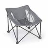 BRIGHT STARS Transat Bébé Pliable Gris Pop 'N Chill, Pare Soleil SPF +50 Et Sac De Transport Inclus