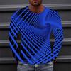 Funny Optical Illusions Graphic T Shirt Fashion Casual 3D Printed Long Sleeve T-shirt Catch Eyes Streetwear Personalization Tees