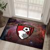 Bournemouth Football Design Crystal Velvet Carpet Cozy Non?Slip Printed Rug For Bedroom Living Room Entrance