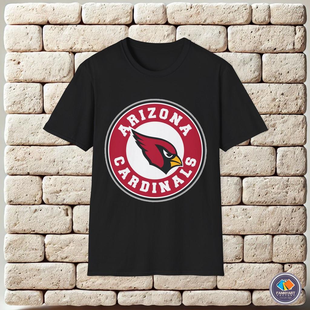 Men's Cotton T-Shirt, Quick Dry Breathable, Summer Casual Wear Arizona Cardinals American Football Club Logo Unisex T-Shirt