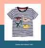 2026 New Boys' Cartoon Short-Sleeve Cotton Shirt for Summer