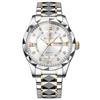 Fashion Mens Watches 30M Waterproof Top Quartz Watch Men Date Week Stainless Steel Dress Wrist Watches for Men Business Watch Man