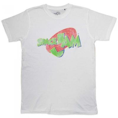 Space Jam Unisex Voksen Retro Logo T-skjorte