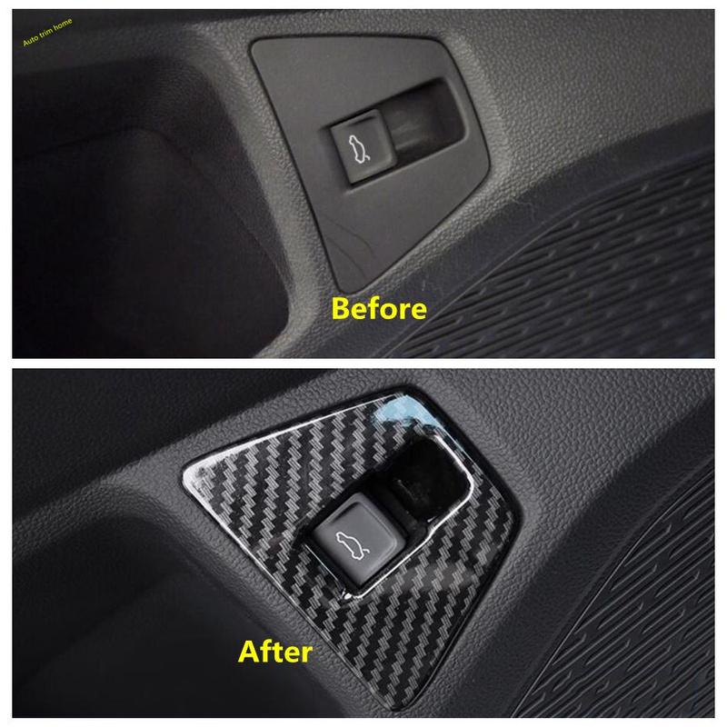Tailgate Button Cover Rear Trunk Switch Button Decoration Frame Trim Fit For Volkswagen Jetta Mk7 - Car Accessories