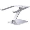 Aluminum Alloy Adjustable Laptop Stand - Vertical Cooling & Folding Design