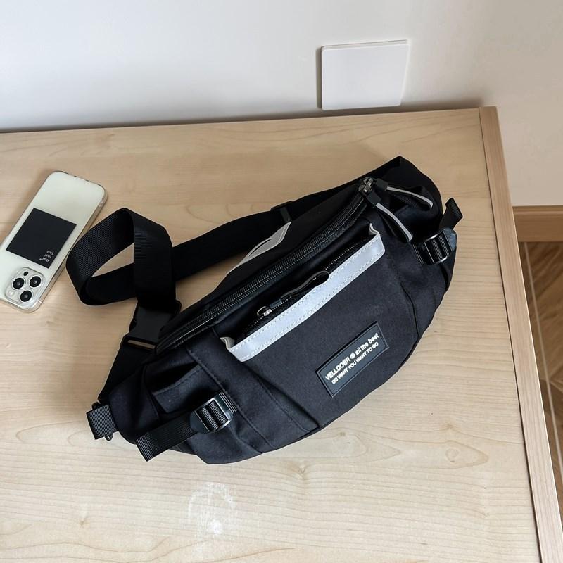 Japanische Ins Brusttasche Harajuku Große Kapazität Umhängetasche Herren Tide Marke Multifunktionale Sport Motorrad Kleine Tasche Joker-Tasche
