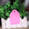 100pcs 3.6*2.5cm Plastic Plants Labels Hang Tag Garden Flower Pot Nursery Pots Reusable Planters Flower Tag Label Marker