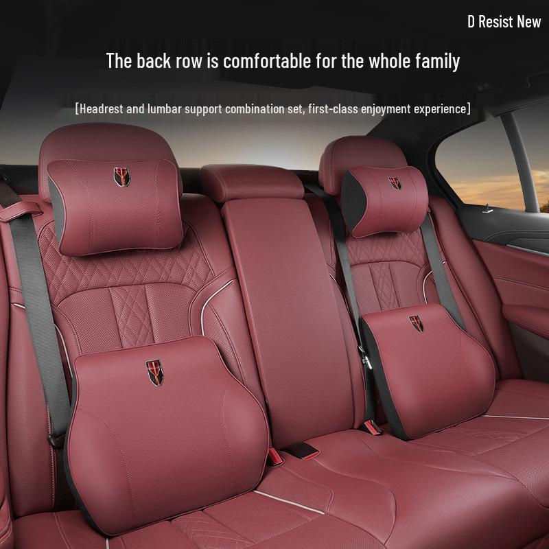 Kompatibel mit Kopfstützen-, Nacken- und Lendenwirbelstützkissen für das Fahrzeuginnere von Hongqi HS5/H5/HS7/H7/H9.