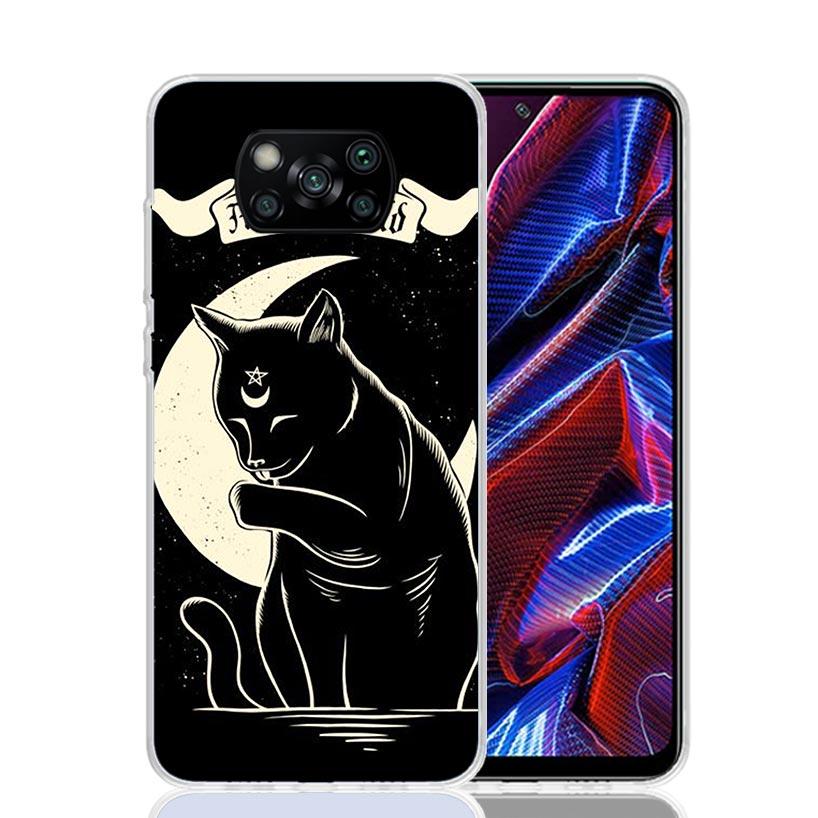 

Witch And Cat Colorful Cute Case Phone Cover for Xiaomi Redmi Note 10 9 9S 8 8T 7 5 Pro Mi 12T 11T 10T 9T 12 11 Lite A3 A2 Trend Redmi Note 9T 5G