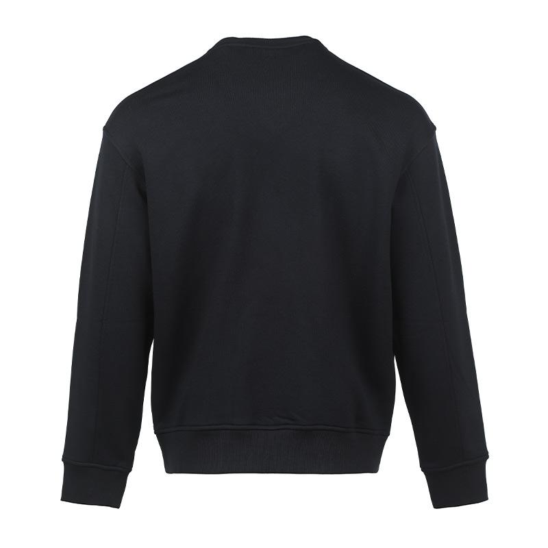 Emporio Armani FW22 Logo Print Loose Fit Crew Neck Long Sleeve Sweatshirt Men sweatshirt Dark-Blue 6L1MB5-1JQNZ-0920