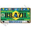 Retro Car 2D Metal Sign, Aluminum Wall Decor 15x30cm