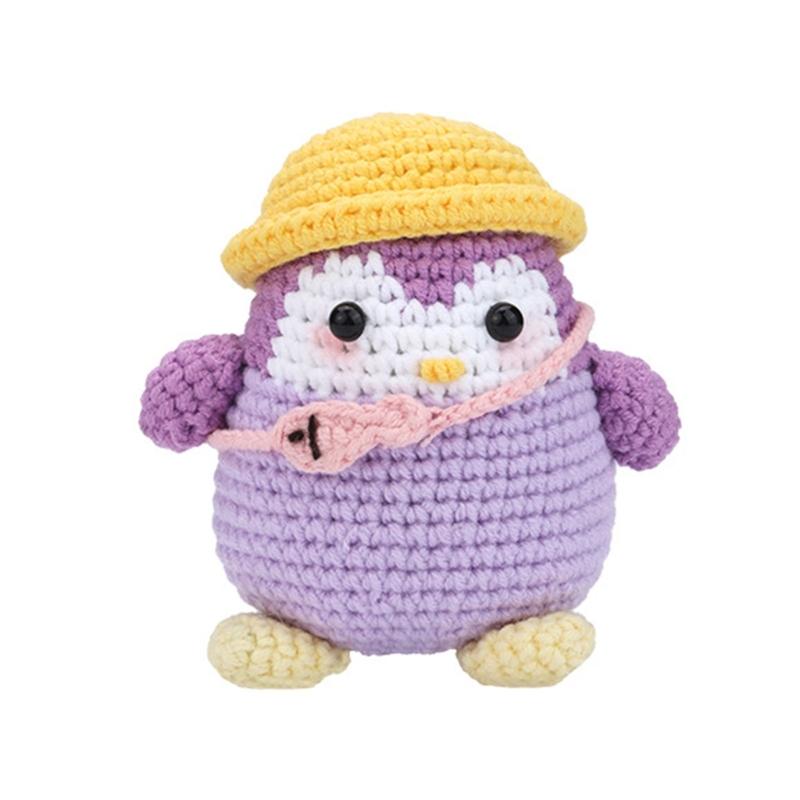Kit per Lavorare a Maglia Kit per Uncinetto per Principianti per Adulti Bambini Kit per Uncinetto per Principianti, Kit Animali all'Uncinetto per Creare Animali Carini