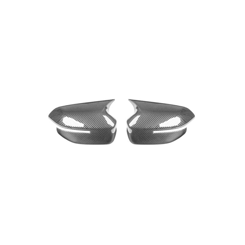 For KIA SELTOS SP3 2026 2027 2PCS Carbon Fiber Black Rearview Mirror Decoration Cover Trim Exterior Accessories
