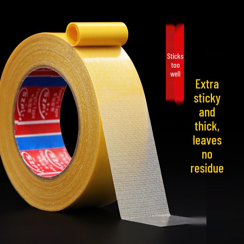 Grid Fiber Cloth High-Viscosity Double-Sided Tape for Fixed Carpets and Linoleum