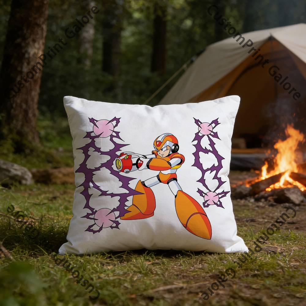 MMegaS NNapalm Man  Polyester Printed Pillow Cover Square       cm Soft for Sofa Bed Car Home Decor