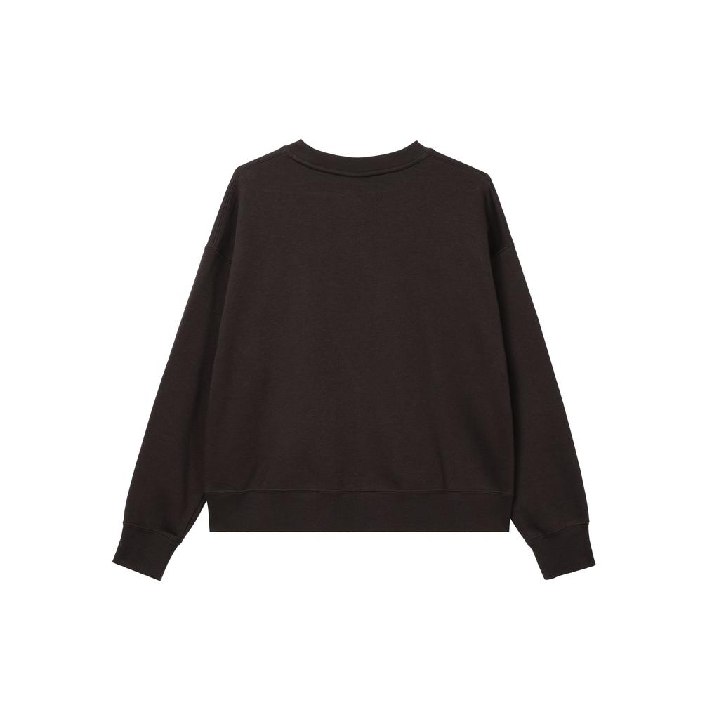 Jordan Brooklyn Plain Velvet Sweatshirt Women Tops Velvet-Brown FN4492-220
