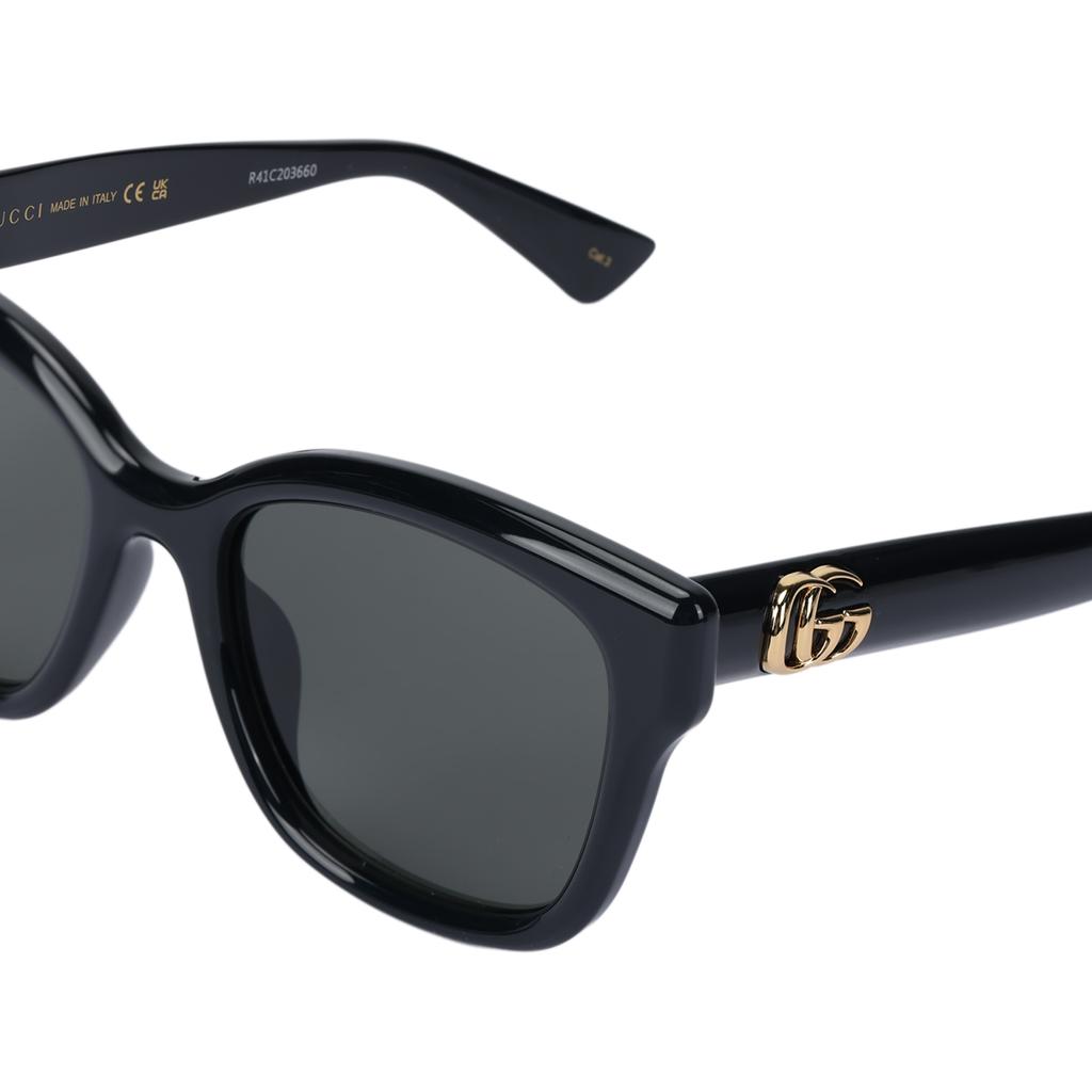 Gucci Decorative Logo Square Sunglasses Women sunglasses Black GG1830SK-001