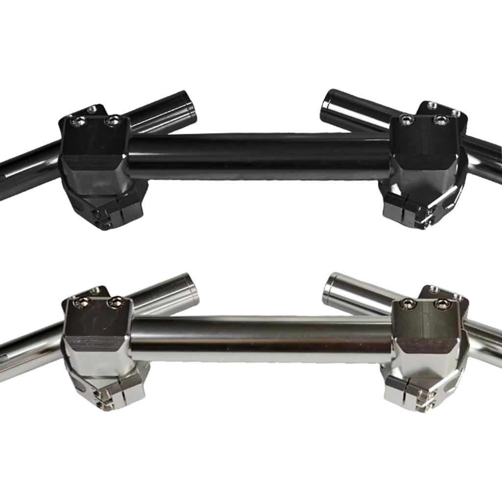 High Strength Aluminum Motorcycle Handlebar with Adjustable Height & Angle Suitable for Scooters Enhanced Riding Comfort