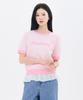 CHASECULT Women'S Embroidered Point Short Sleeve Summer Knit-Fbrg5674D0P