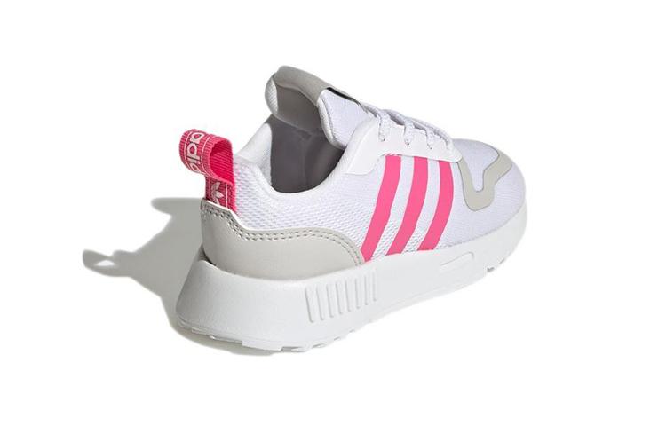Adidas Originals Multi Abrasion Resistant Breathable Low top Casual Shoes White Gray Pink Infant And Toddler GX4261