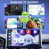 BER1 CarlinKit 3 In 1 Android 15 CarPlay Ai Box Wireless Adapter Android Auto Qualcomm SM6350 128GB 8-Core for Youtube Netflix FOTA