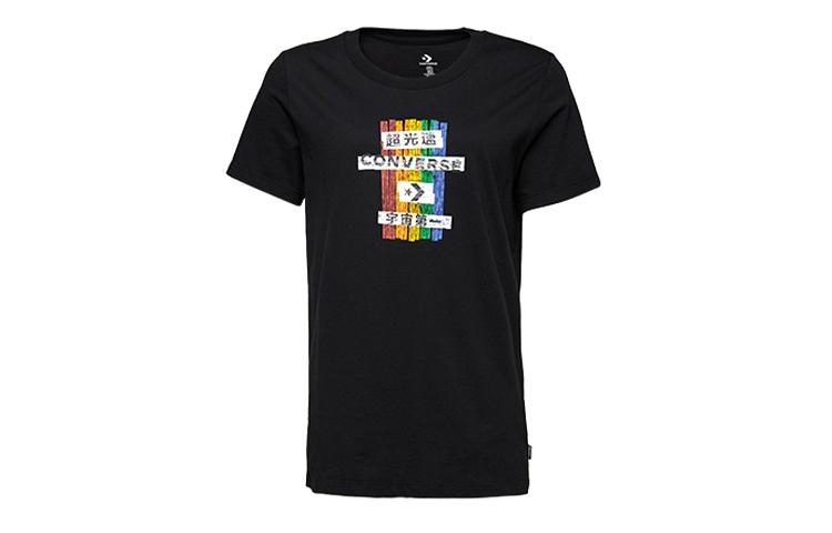 Converse Regular T Shirt Women s Black 10018492-A02 M