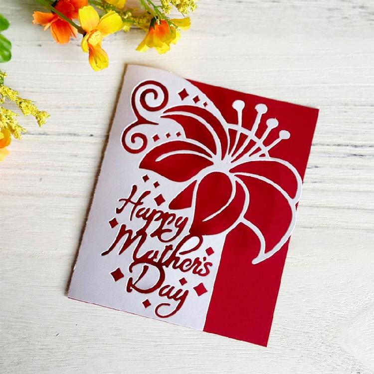 Muttertag Metall-Stanzformen Präge-Schablone Schablone Scrapbooking für Karte