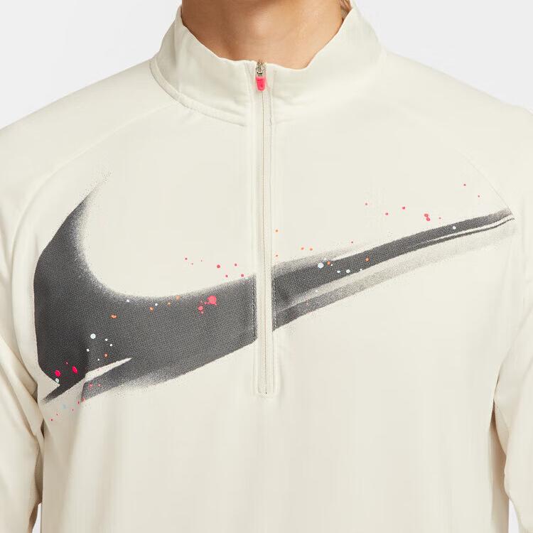 Nike Dri-Fit Stride Sports Casual Stand Collar Pullover Long Sleeve T-Shirt Men Tops IM9357133