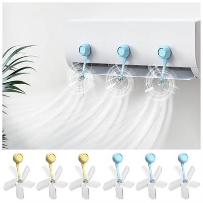 3Pcs Suction Cup Mounted Air Conditioning Ventilator Windmill Shaped Wind Shield  Air Conditioner
