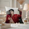 Cha E-E-Eunwoo Actor Cushion Cover Pattern Printed Pillowcase For Living Room Sofa Cushion Cover & Bedroom Decor