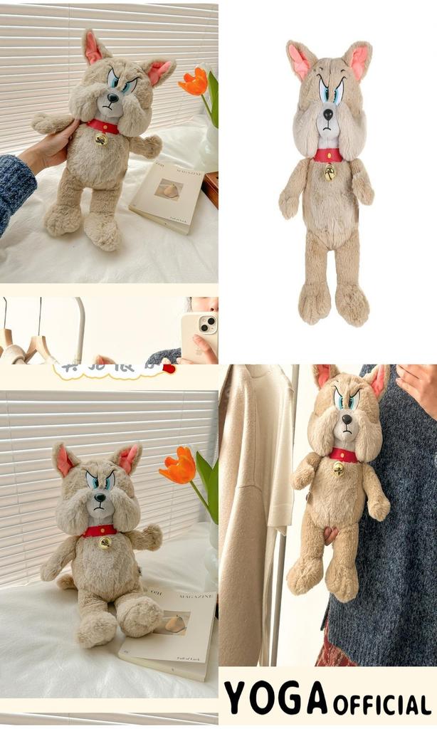 Authentisches Tom und Jerry Spike Bullterrier Plüschtier Niedlicher Cartoon-Hund Kuscheltier