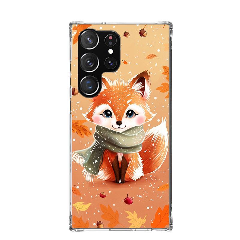 Animal Fox Phone Case For Samsung Galaxy S26 S25 Edge S24 S23 FE S22 Ultra S21 Plus S20 + Fundas Cover Coque Galaxy S25 S24 S23