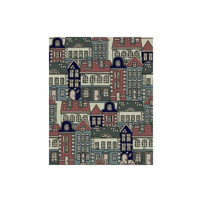 GENERIQUE - Nappe Antitache Town 140x140cm. Things Home Trade.