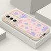Tiny Hearts Pattern Case For Samsung Galaxy S25 Edge S24 S23 S22 Ultra S24 FE A56 A16 A15 A55 A54 A35 A26 A36 Soft Phone Cover