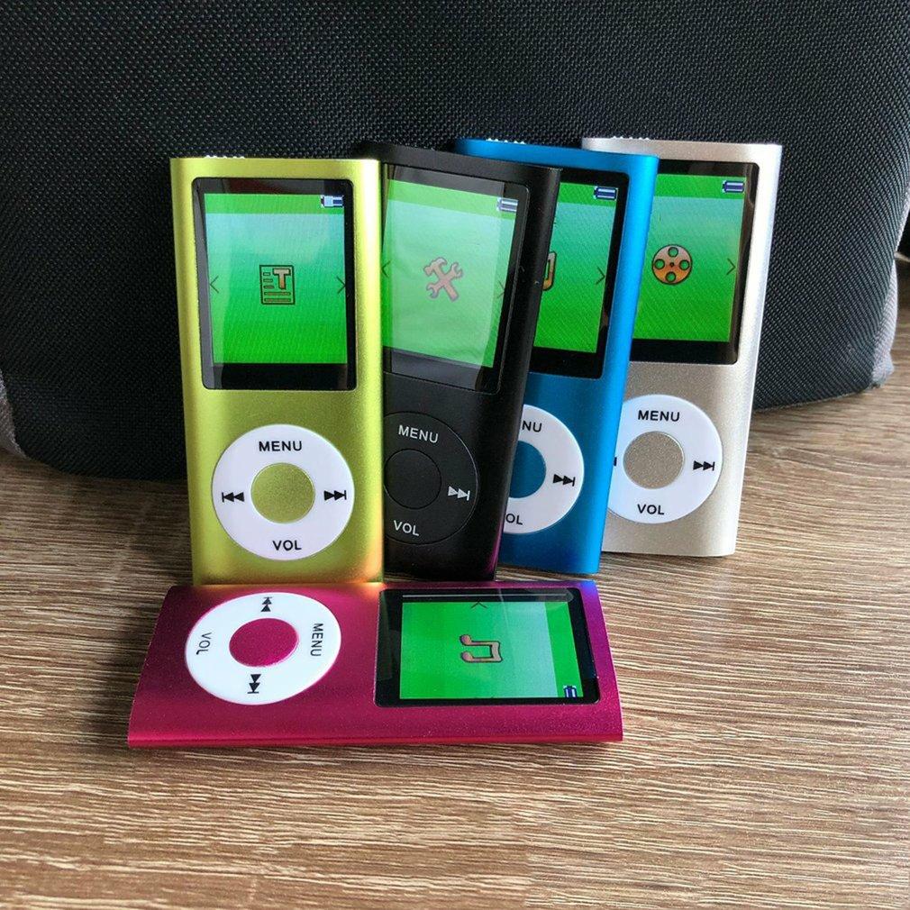 Lettore Mp3 Mp4 Radio FM Portatile Lettore Mp3 Con Schermo LCD da 1,8" Supporto Musica Video Media Lettori Mp3 Per Sport Dropshipping