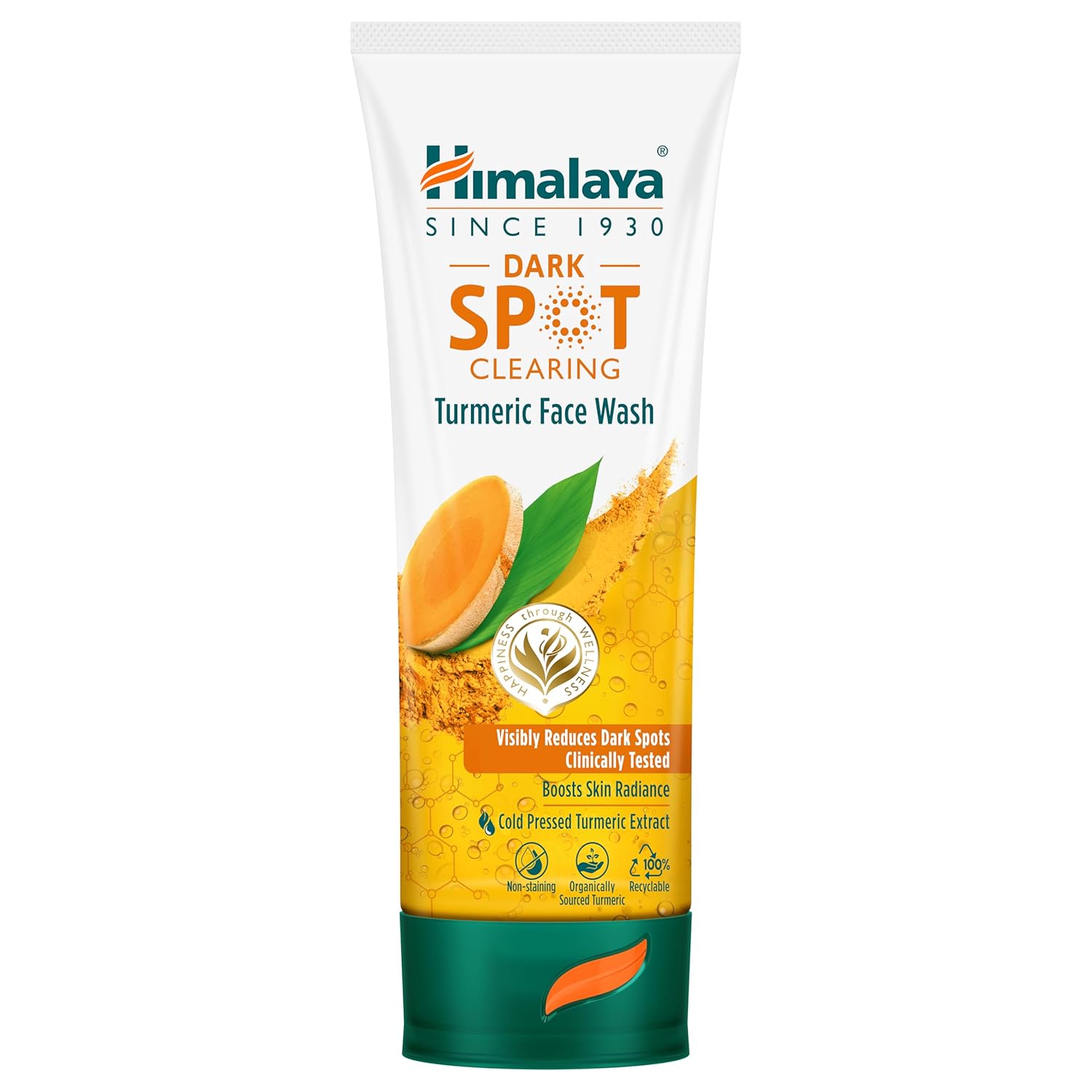 

Himalaya Dark Spot Clearing Turmeric Face Wash 100ml Reduce Blemishes Brighten Skin Natural Glow