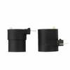 2pcs Black Dryer Gas Valve Ignition Solenoid