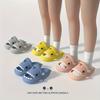 ZXCDINO Suitable for Boys and Girls Adorable EVA Shark Design Clogs, Breathable Lightweight Non Slip Soft Sole Slippers, Kids Footwear