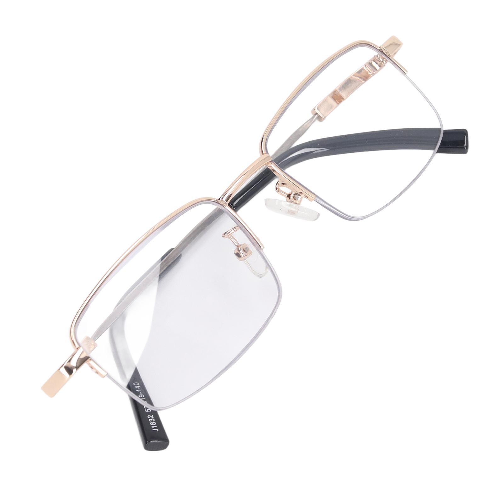 

Очки, блокирующие синий свет, для мужчин и женщин, для использования в помещении и на открытом воздухе, простые, модные, с полуоправой, фотохромные