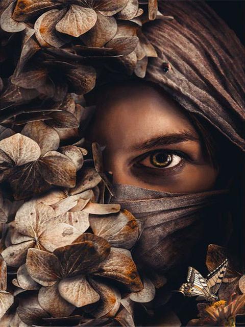 5d Full Diamond Painting Character Embroidery Square Round Drill Flower Butterfly Model Mosaic Cross Stitch Art Hobby Gift